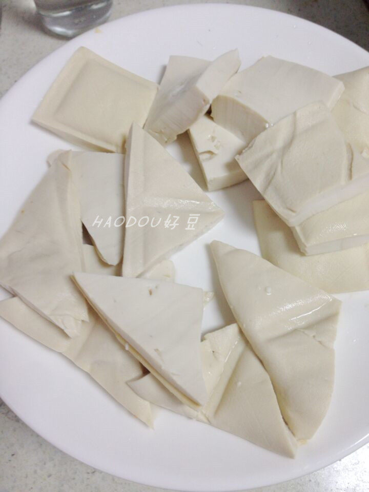 韭菜豆腐步骤3