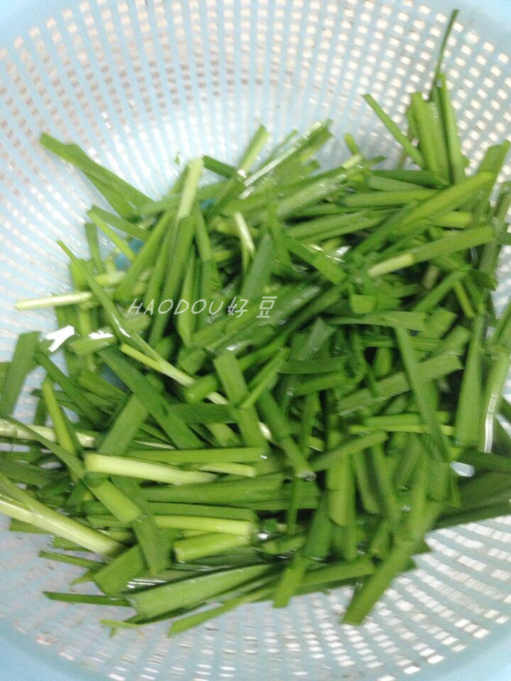 韭菜豆腐步骤2