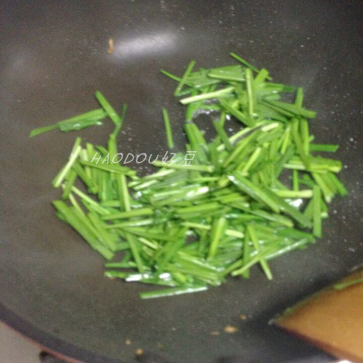 韭菜豆腐步骤7