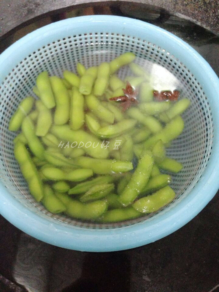 凉拌毛豆步骤3