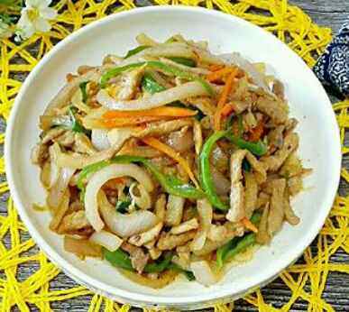 洋葱肉丝步骤7
