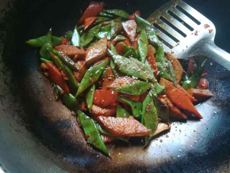 云豆红萝卜豆腐块步骤7