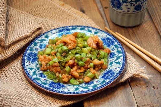 肉末炒菜豆步骤6