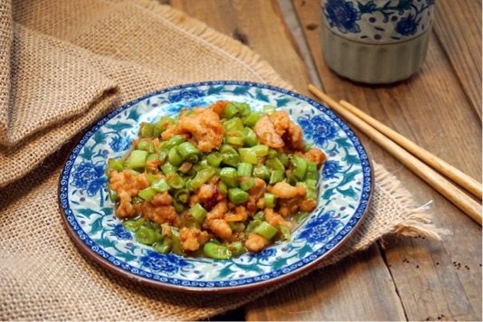 肉末炒菜豆步骤5