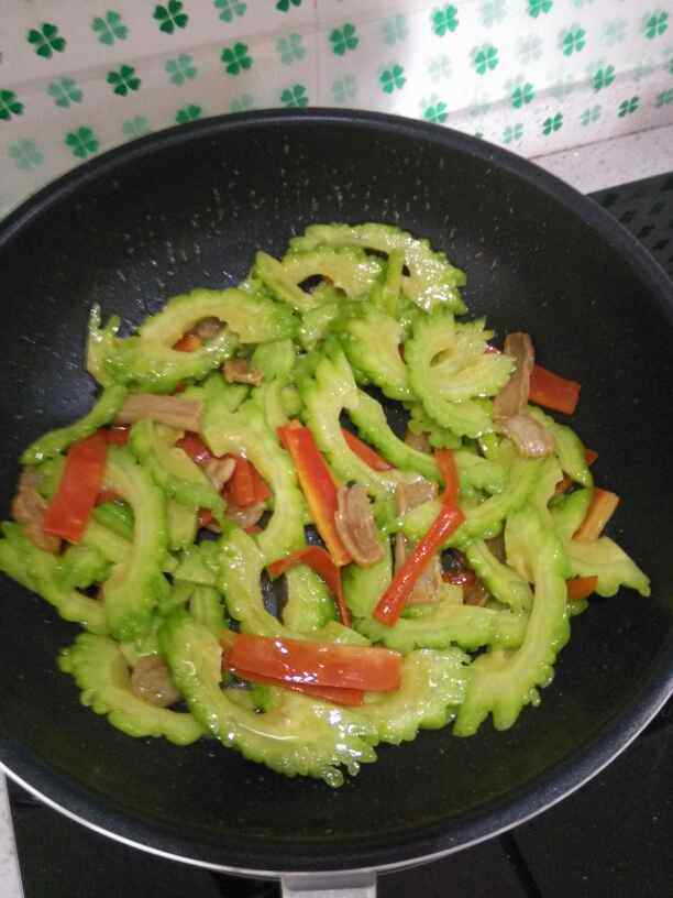油渣苦瓜步骤6