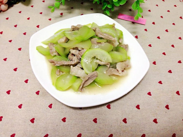 瓠瓜炒肉步骤9