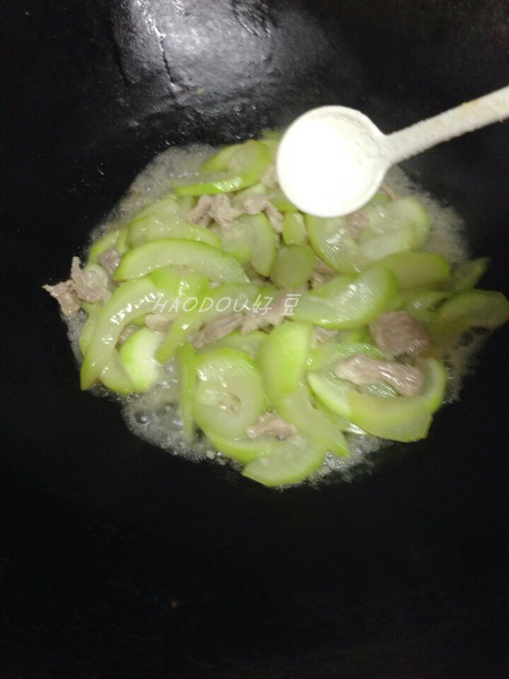 瓠瓜炒肉步骤8
