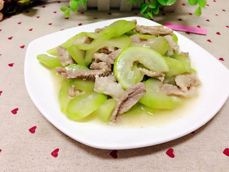 瓠瓜炒肉步骤10
