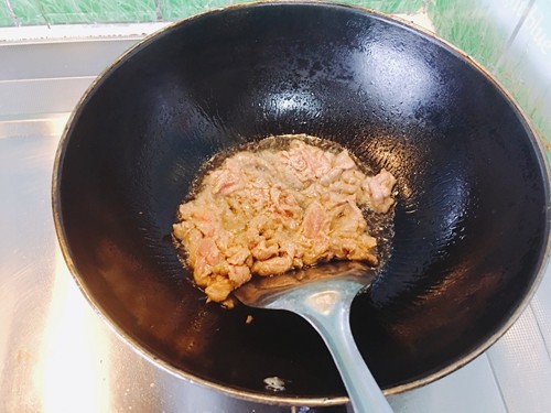 子姜菠萝炒牛肉步骤8