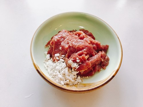 子姜菠萝炒牛肉步骤7