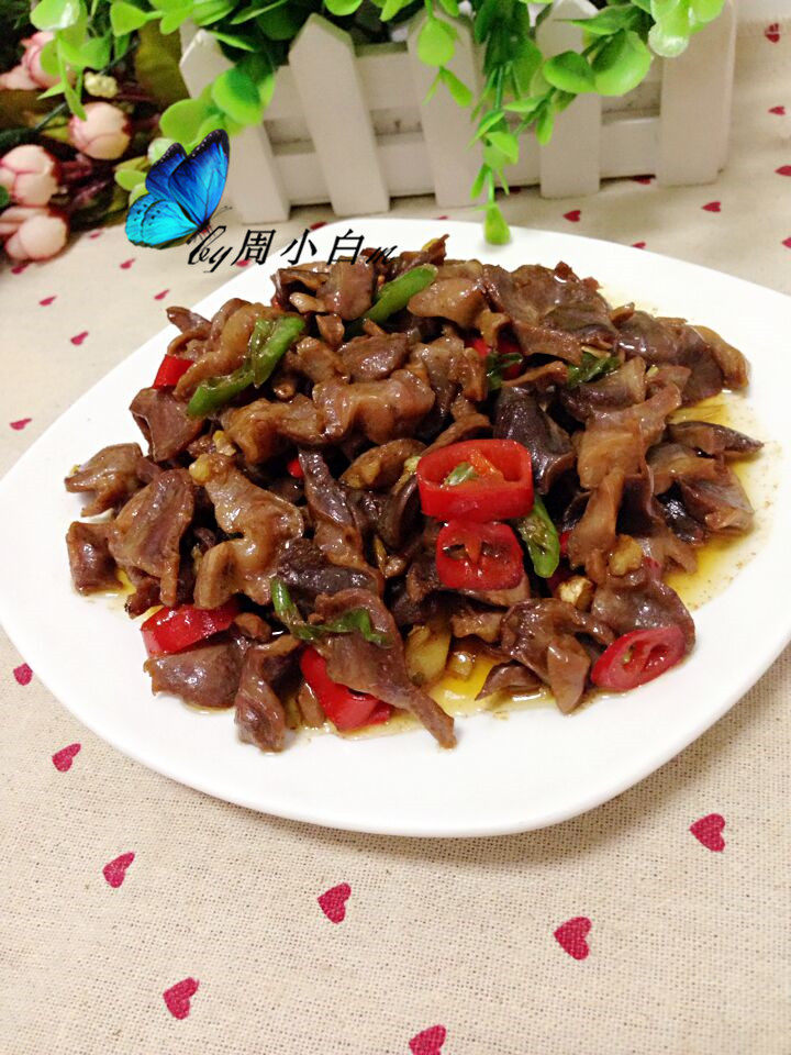 炒鸡胗步骤9