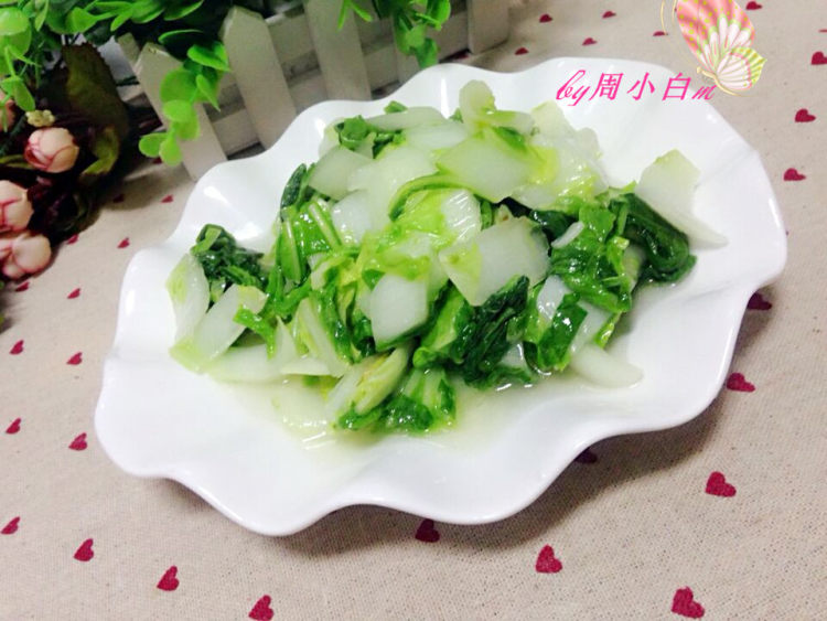 清炒白菜步骤5