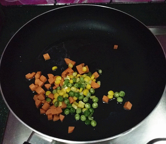 什锦炒饭步骤6