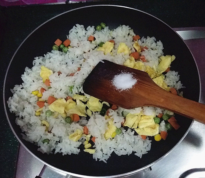 什锦炒饭步骤11