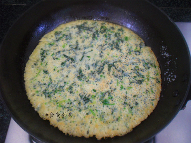菠菜鸡蛋饼步骤5