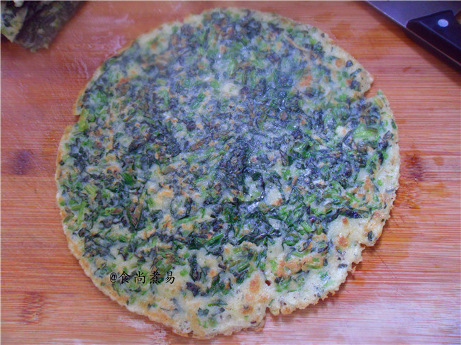 菠菜鸡蛋饼步骤6
