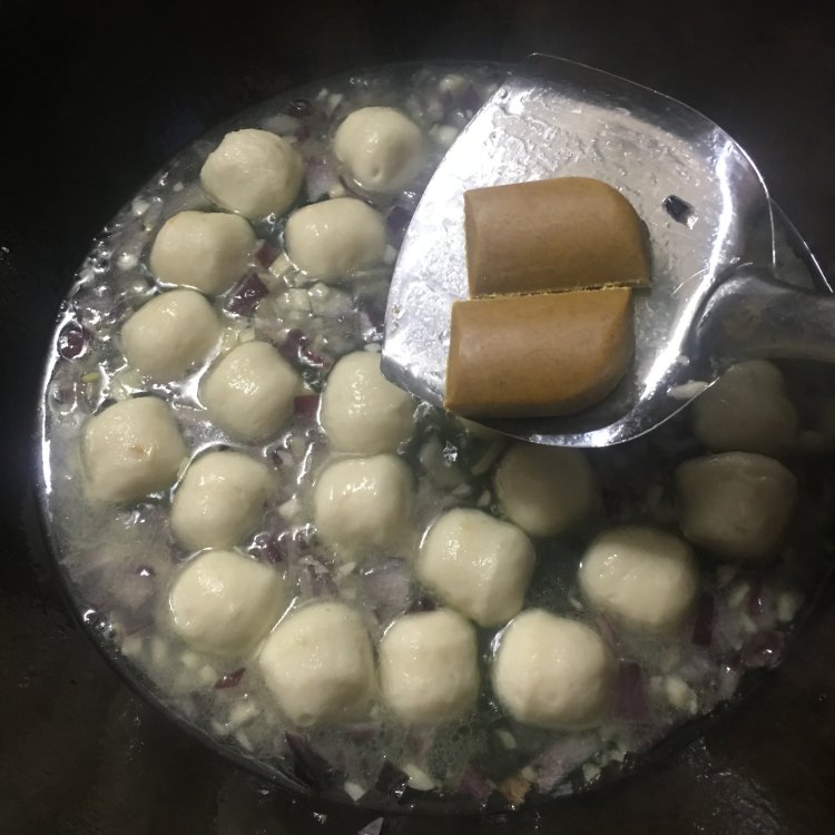 咖喱鱼丸步骤9