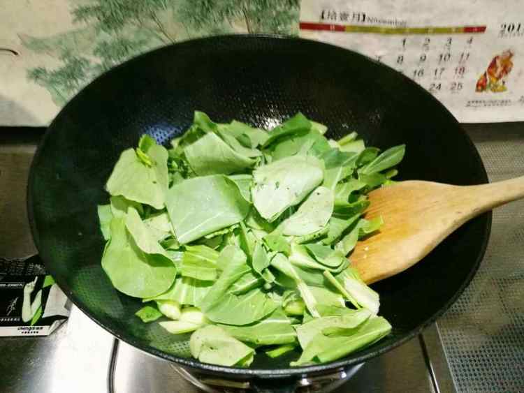 香菇油菜步骤4
