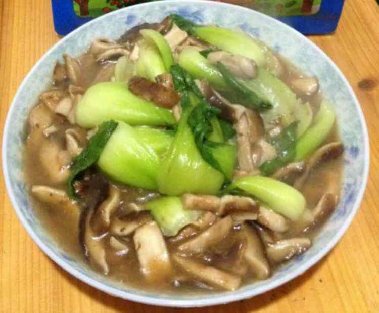 香菇油菜步骤6