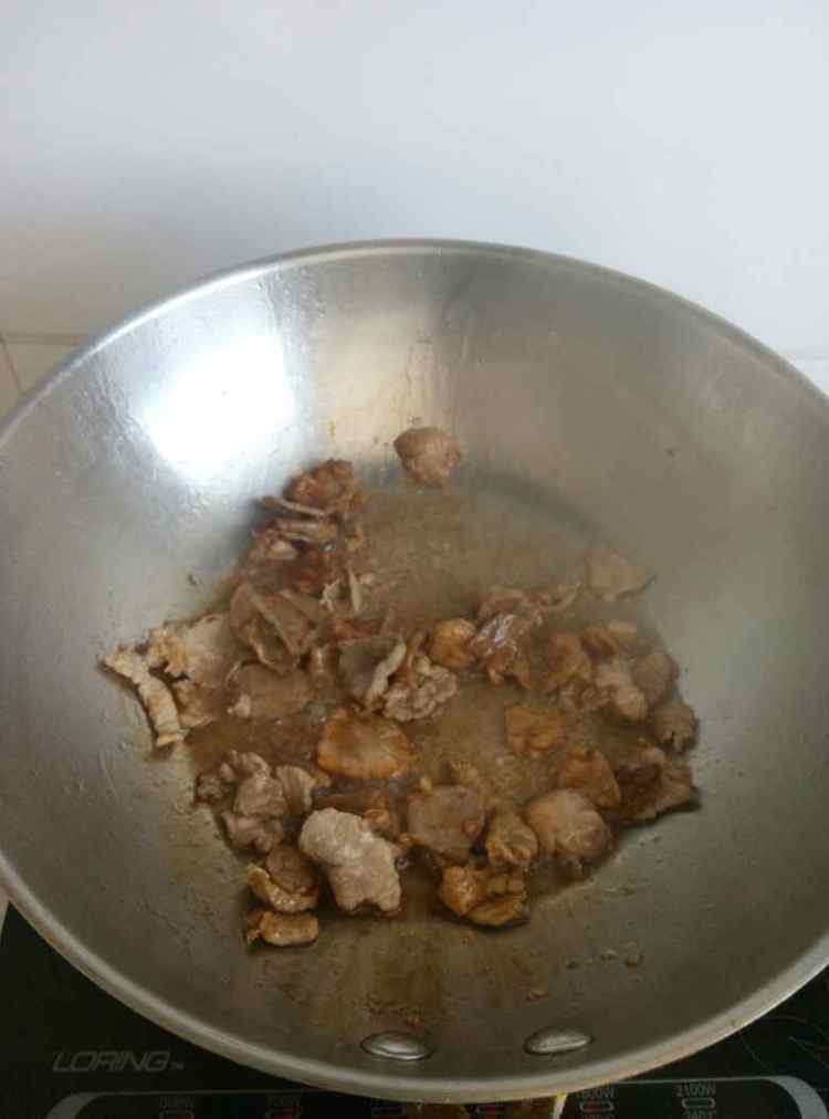 洋葱胡萝卜炒肉步骤4