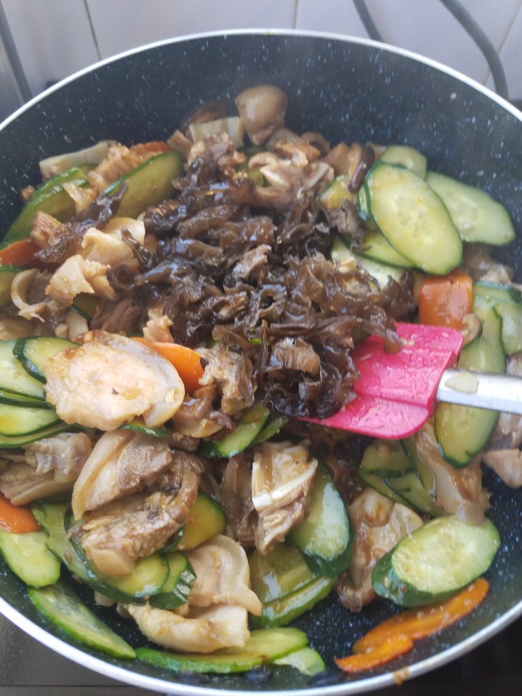 清炒羊脸肉步骤12