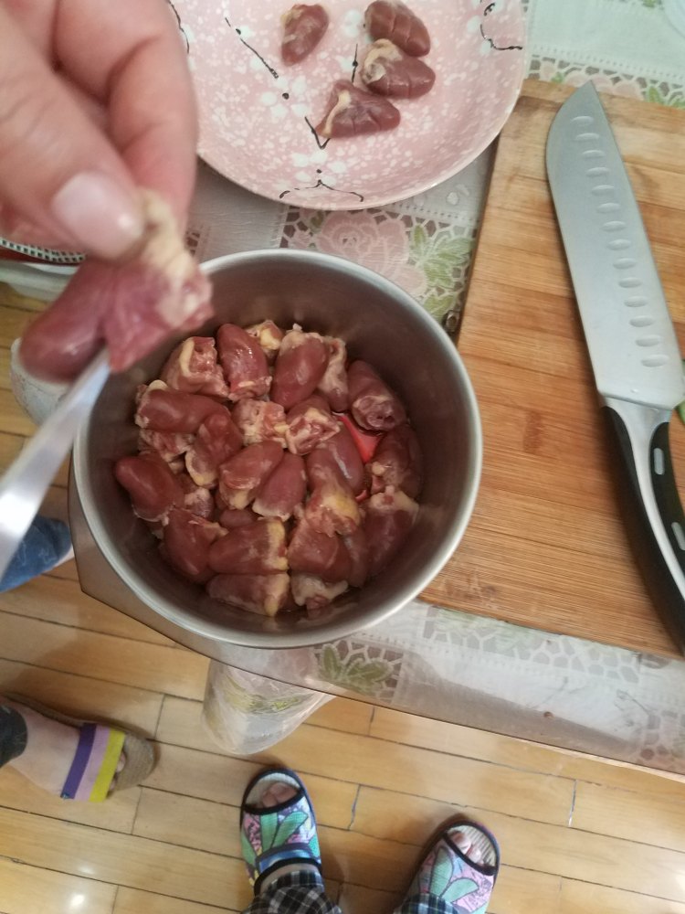 蒜香孜然鸡心步骤3
