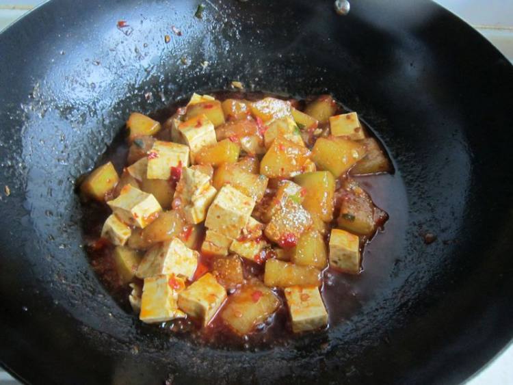 冬瓜烧豆腐步骤10