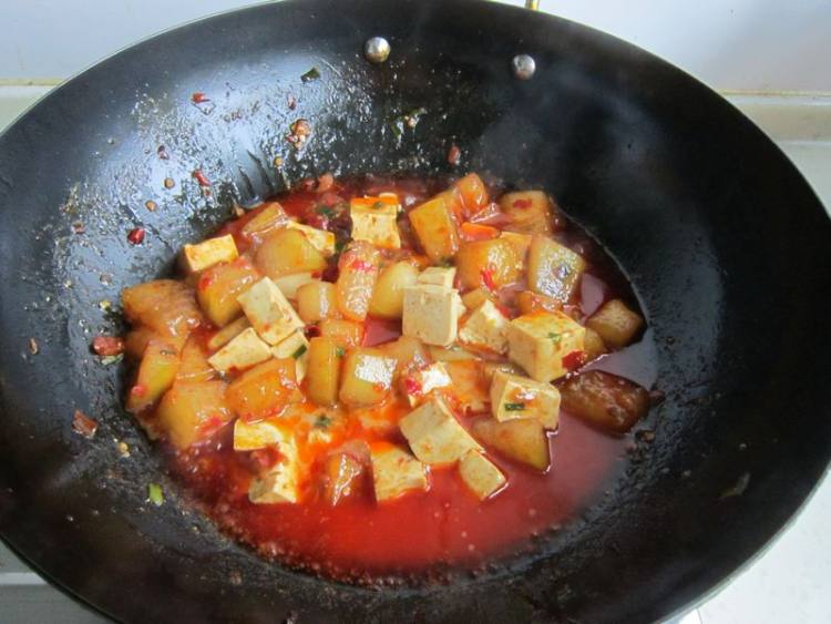 冬瓜烧豆腐步骤11