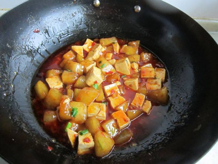冬瓜烧豆腐步骤5