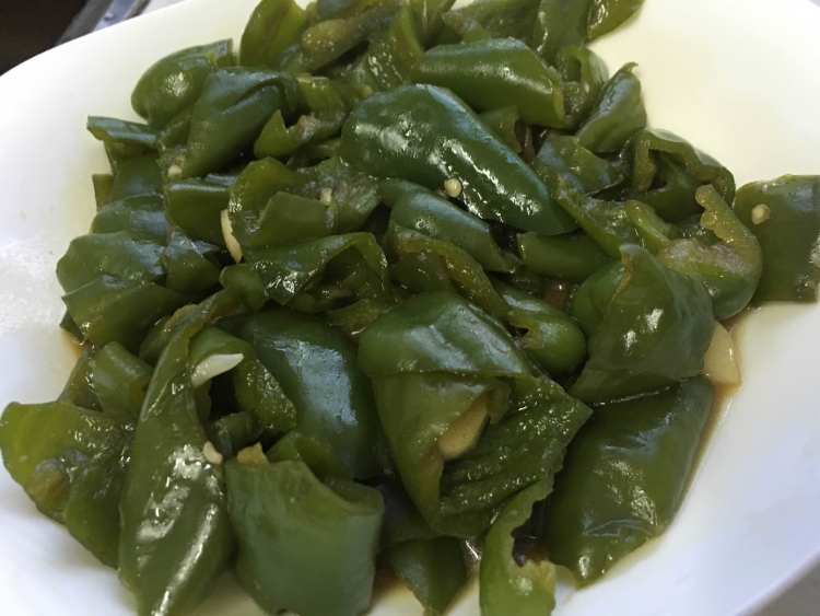 蒜头豉汁青椒步骤5