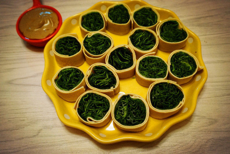 麻酱油麦菜步骤4