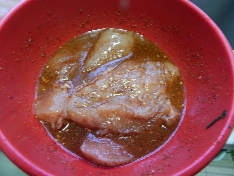 沙茶酱煎鸡胸肉步骤7