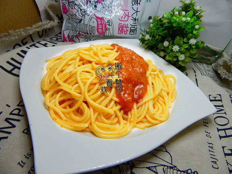 番茄肉末凉拌意面 #此步骤9
