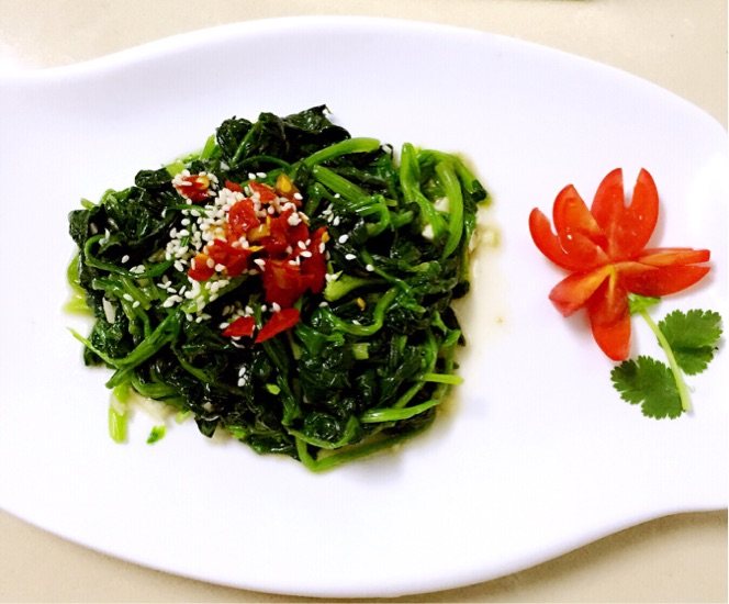 凉拌菠菜步骤6