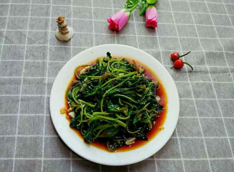 蒜香苋菜步骤7