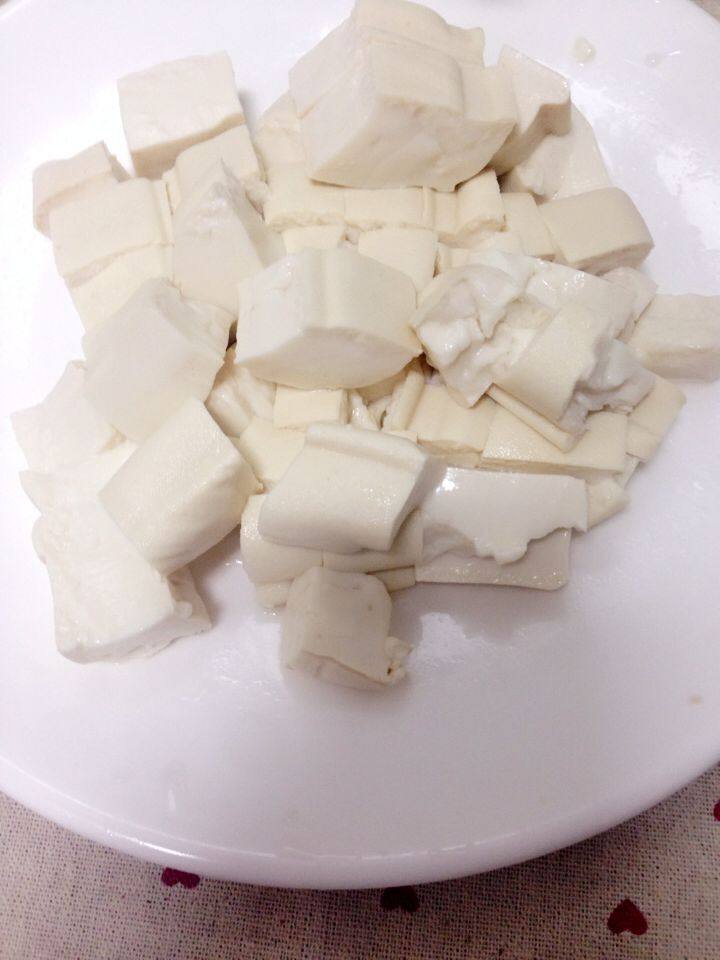 肉末老干妈豆腐步骤3