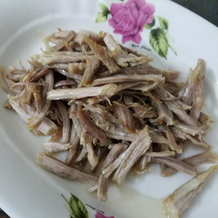 咸瘦肉丝炒青瓜步骤4