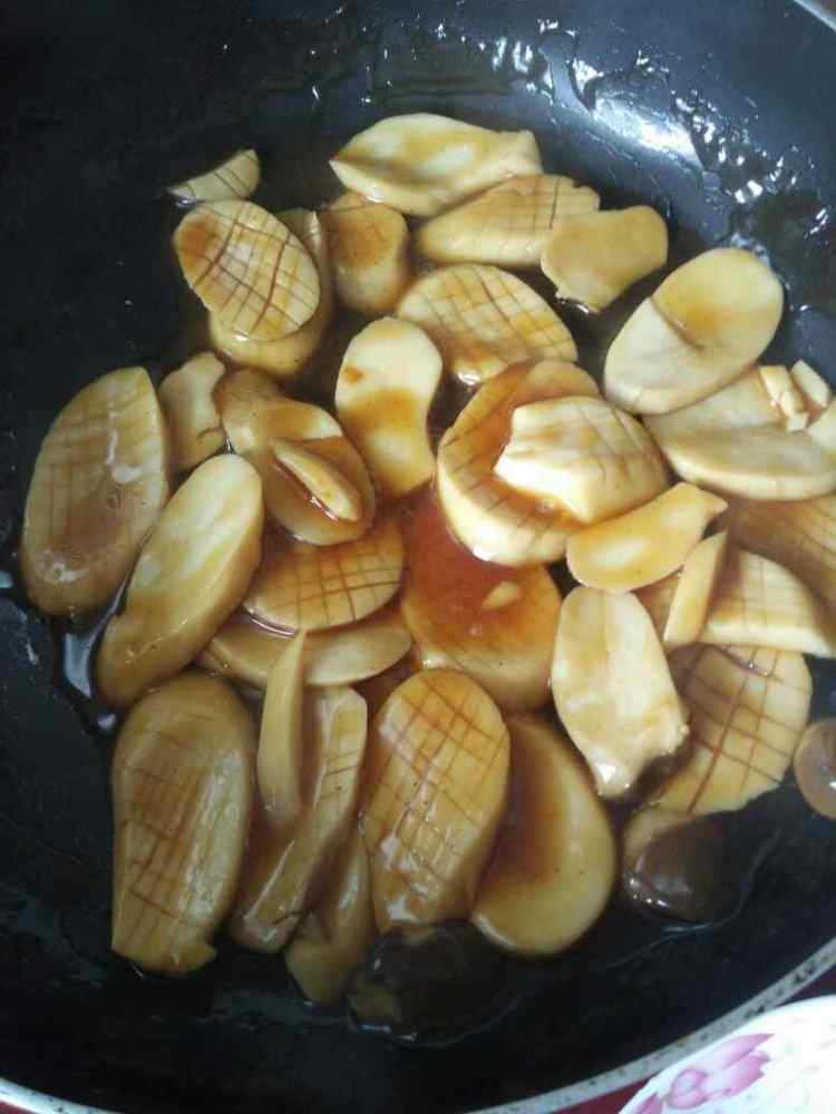 蚝油素鲍鱼步骤7
