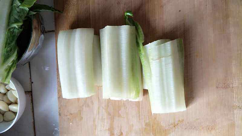 凉拌牛皮菜步骤2