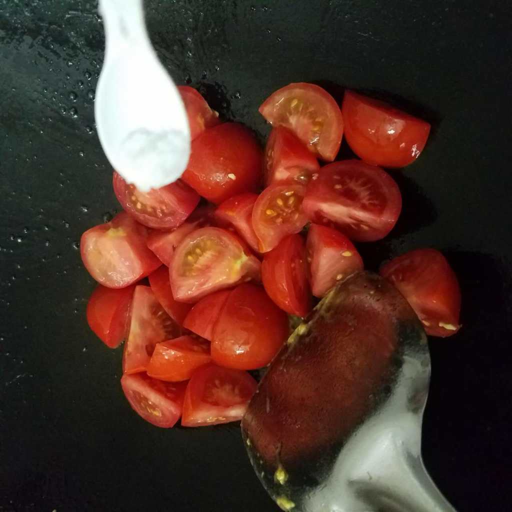鸡蛋炒蕃茄步骤7