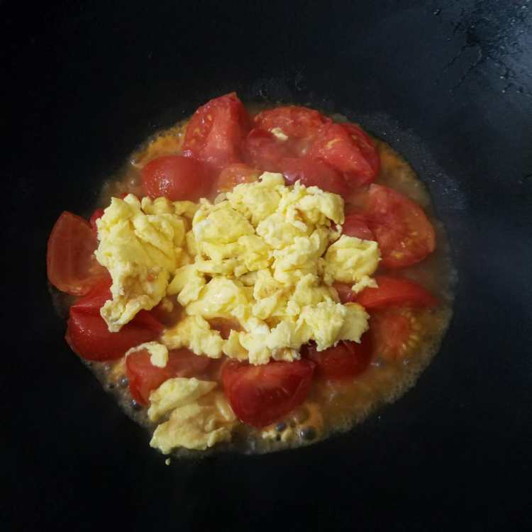 鸡蛋炒蕃茄步骤9