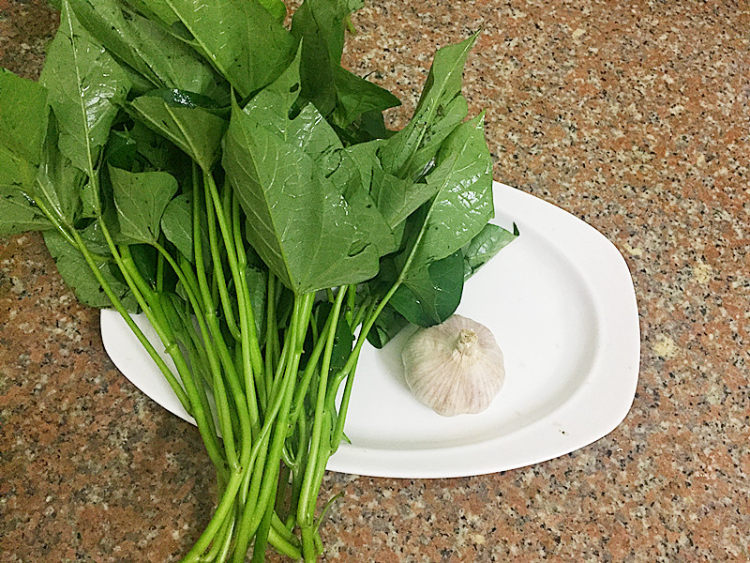 香蒜薯苗步骤1