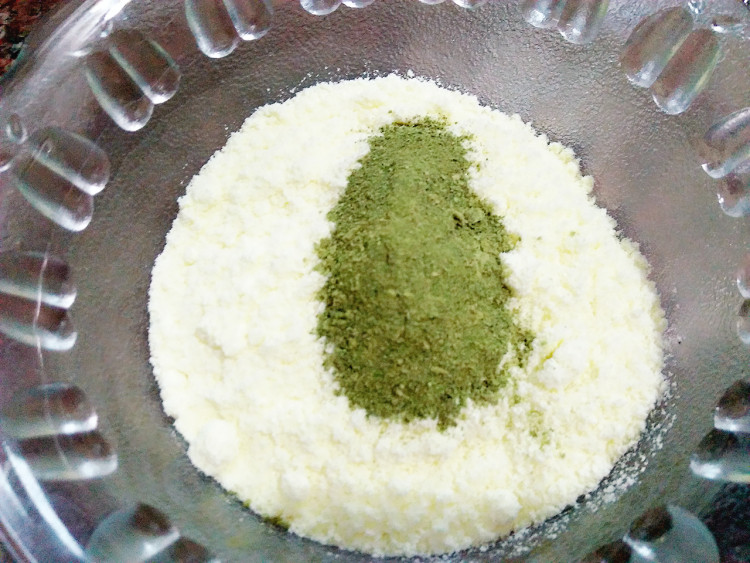 绿茶牛轧糖步骤2