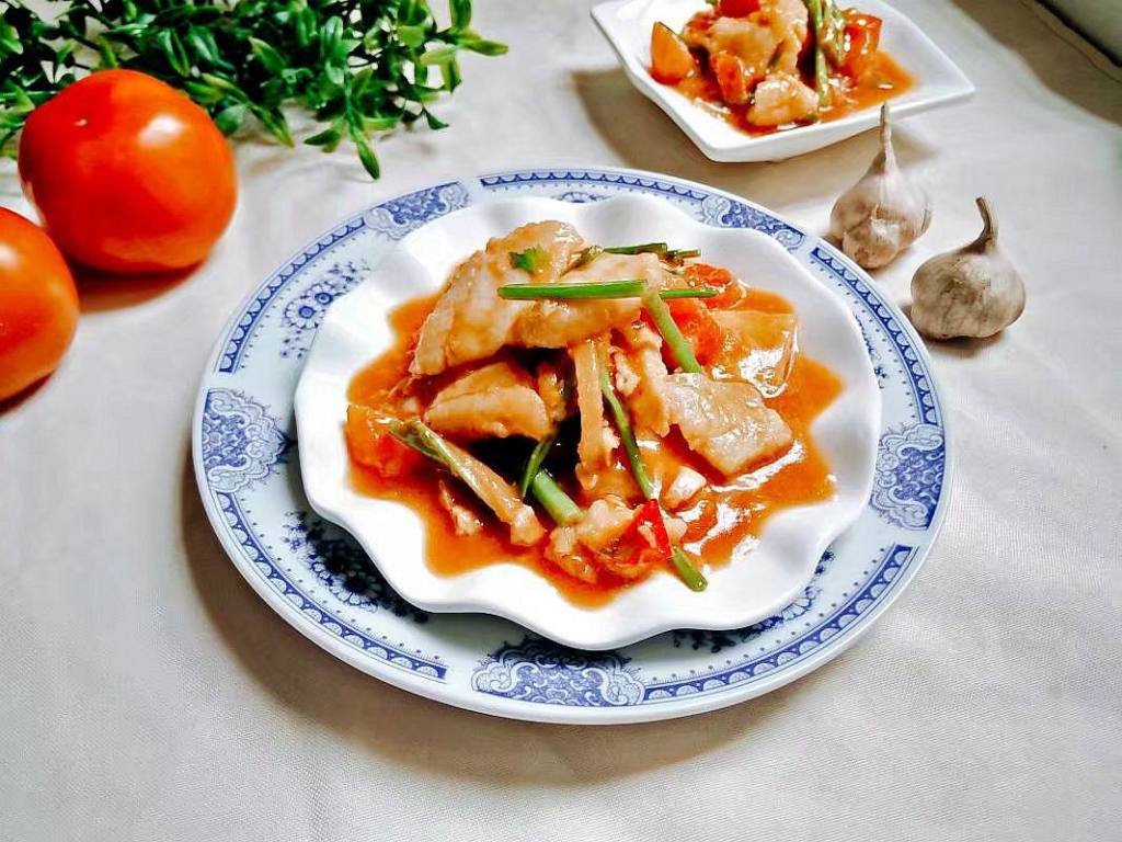 番茄烩鲽鱼片步骤9