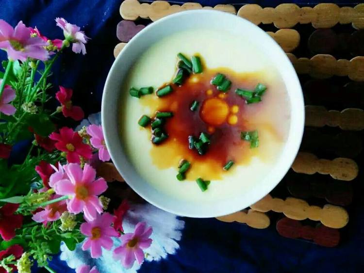 葱花蒸蛋步骤5