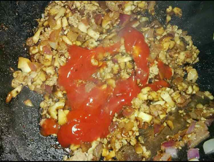 香菇肉沫意面步骤8