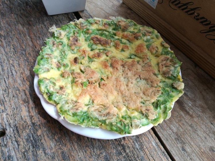 榆钱蛋饼步骤8