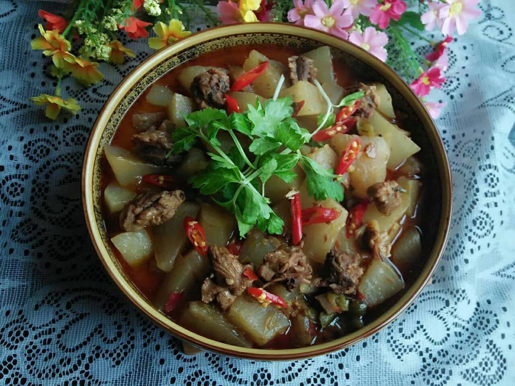 萝卜烧鸭子步骤9