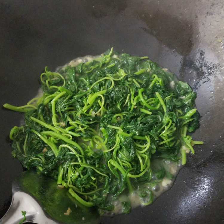 蒜蓉炒苋菜步骤10