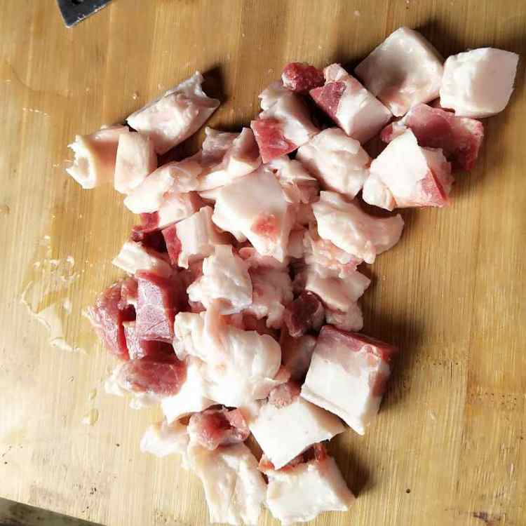 萝卜干烧肉步骤7